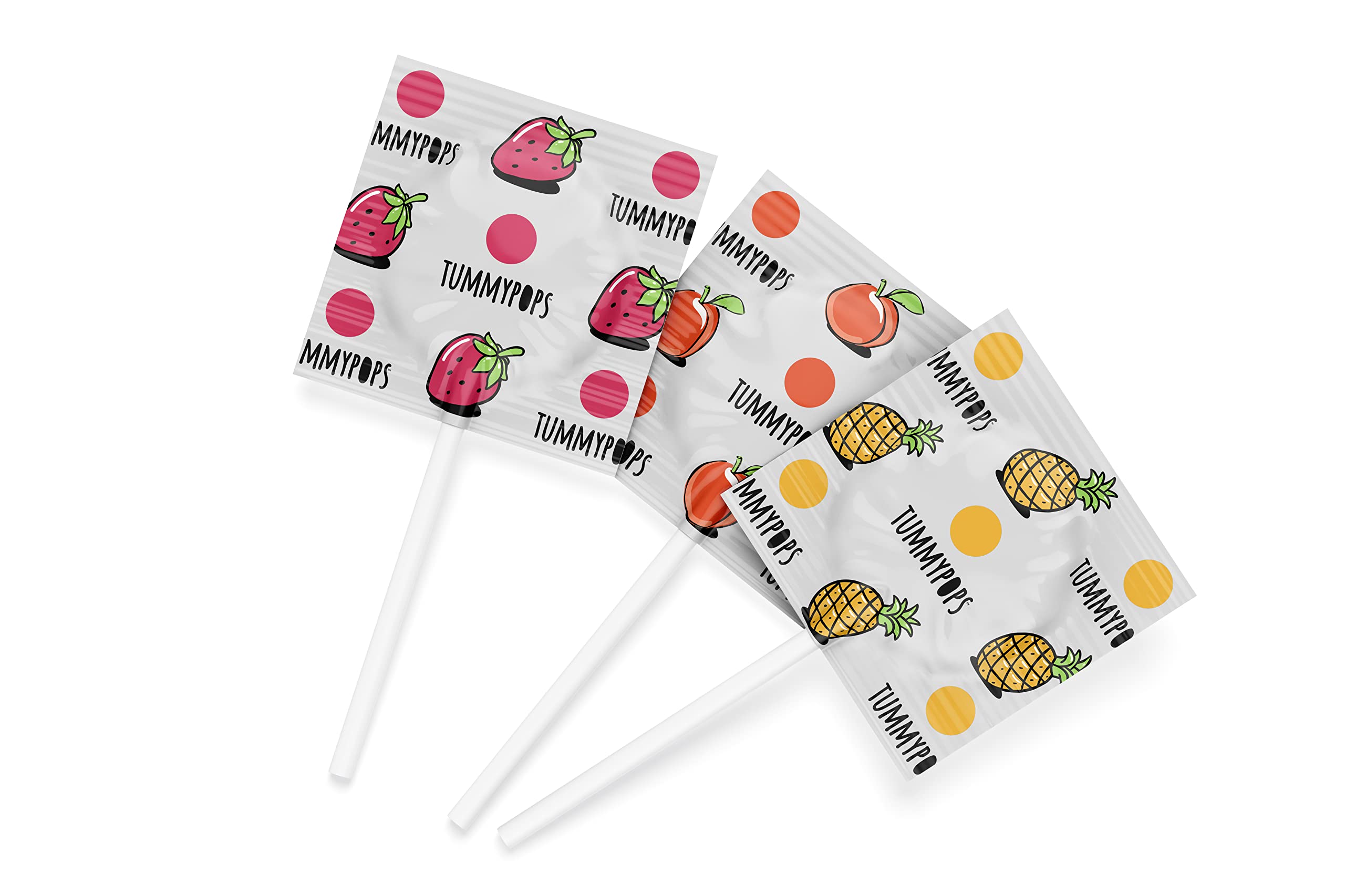Foto 5 pulgar | Piña, Melocotón Y Paja Orgánicos Del Usda Lollipops Tummypops Ginger - Venta Internacional.