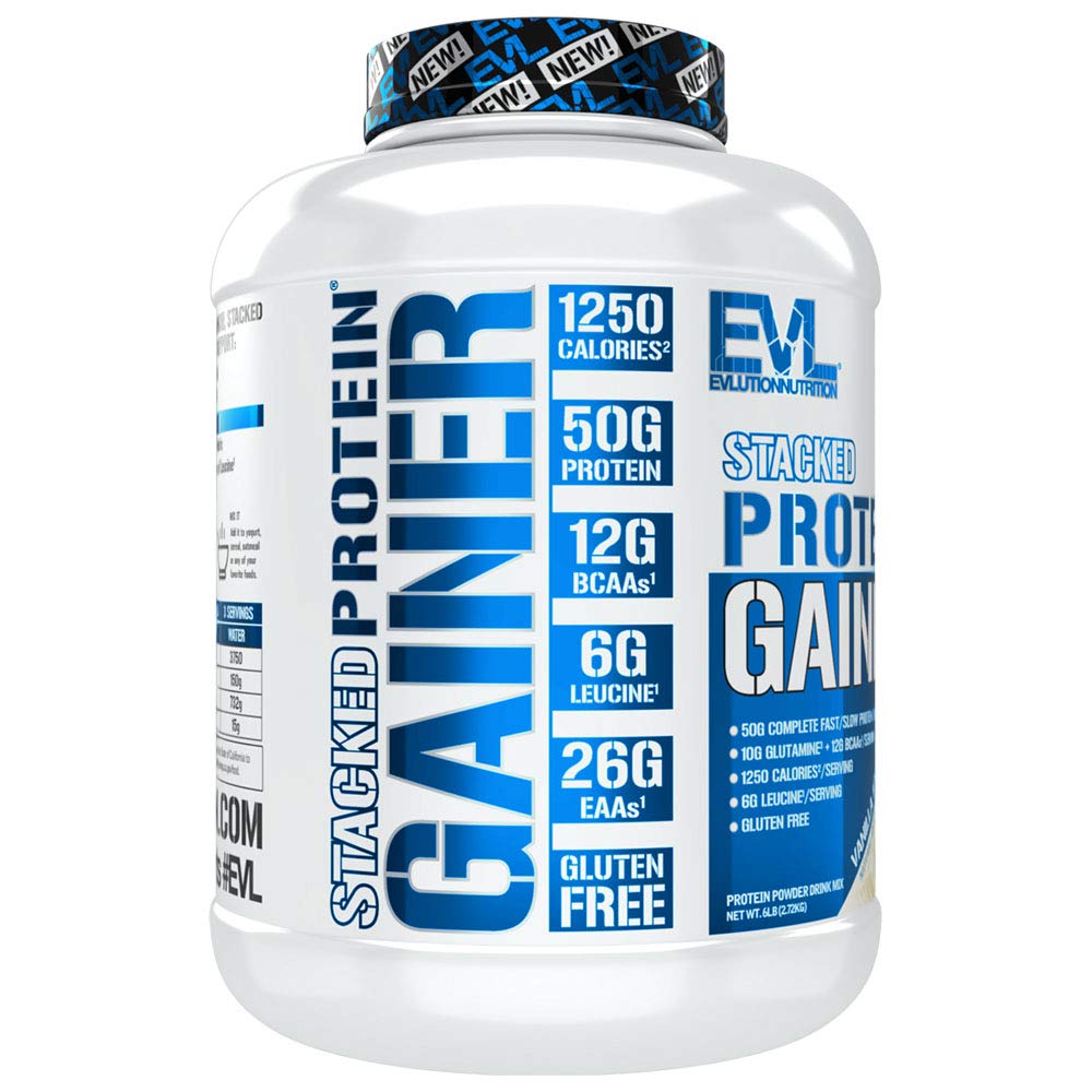 Foto 4 pulgar | Protein Gainer Evlution Nutrition, Vainilla Apilada, 2,7 Kg - Venta Internacional.
