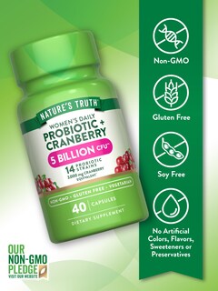 Foto 3 | Probióticos Nature's Truth Para Mujeres, 5 Mil Millones De Ufc, 40 Cápsulas - Venta Internacional.