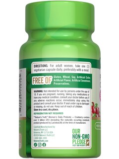 Foto 7 | Probióticos Nature's Truth Para Mujeres, 5 Mil Millones De Ufc, 40 Cápsulas - Venta Internacional.