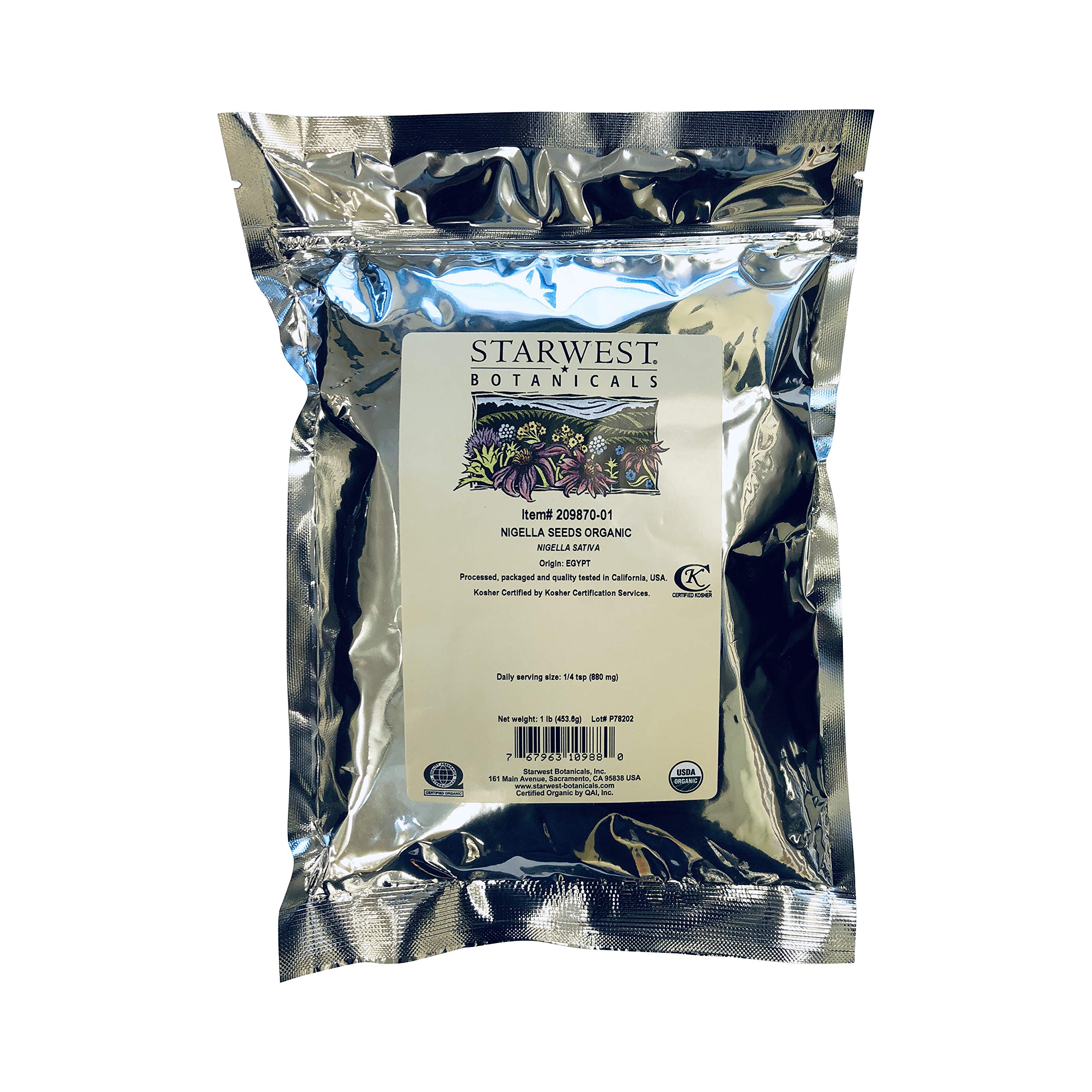 Foto 2 pulgar | Semillas Starwest Botanicals Nigella Sativa Orgánicas 500 G - Venta Internacional.
