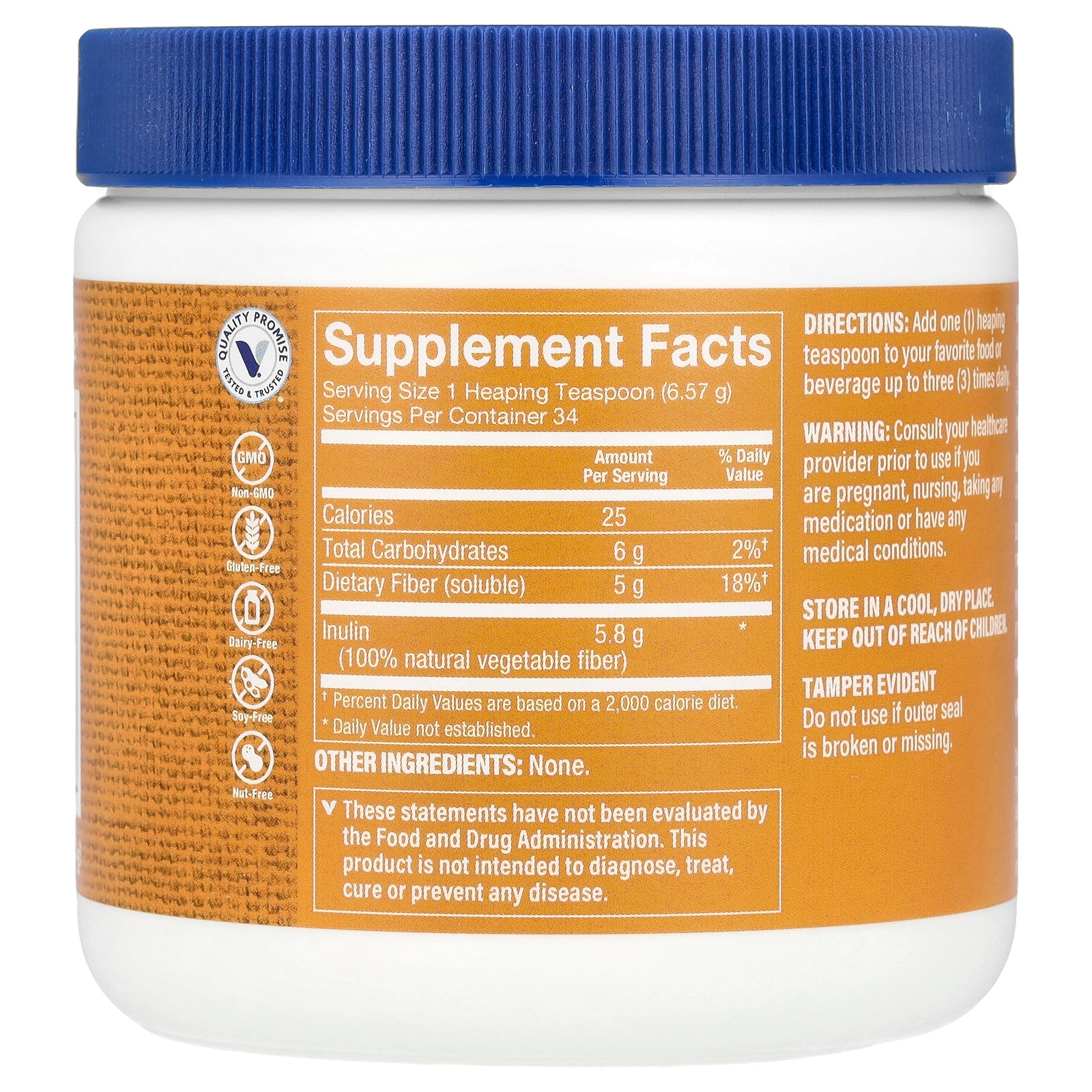 Foto 3 pulgar | Complementa The Vitamin Shoppe Miracle Fiber 223,5 G Sin Sabor - Venta Internacional.