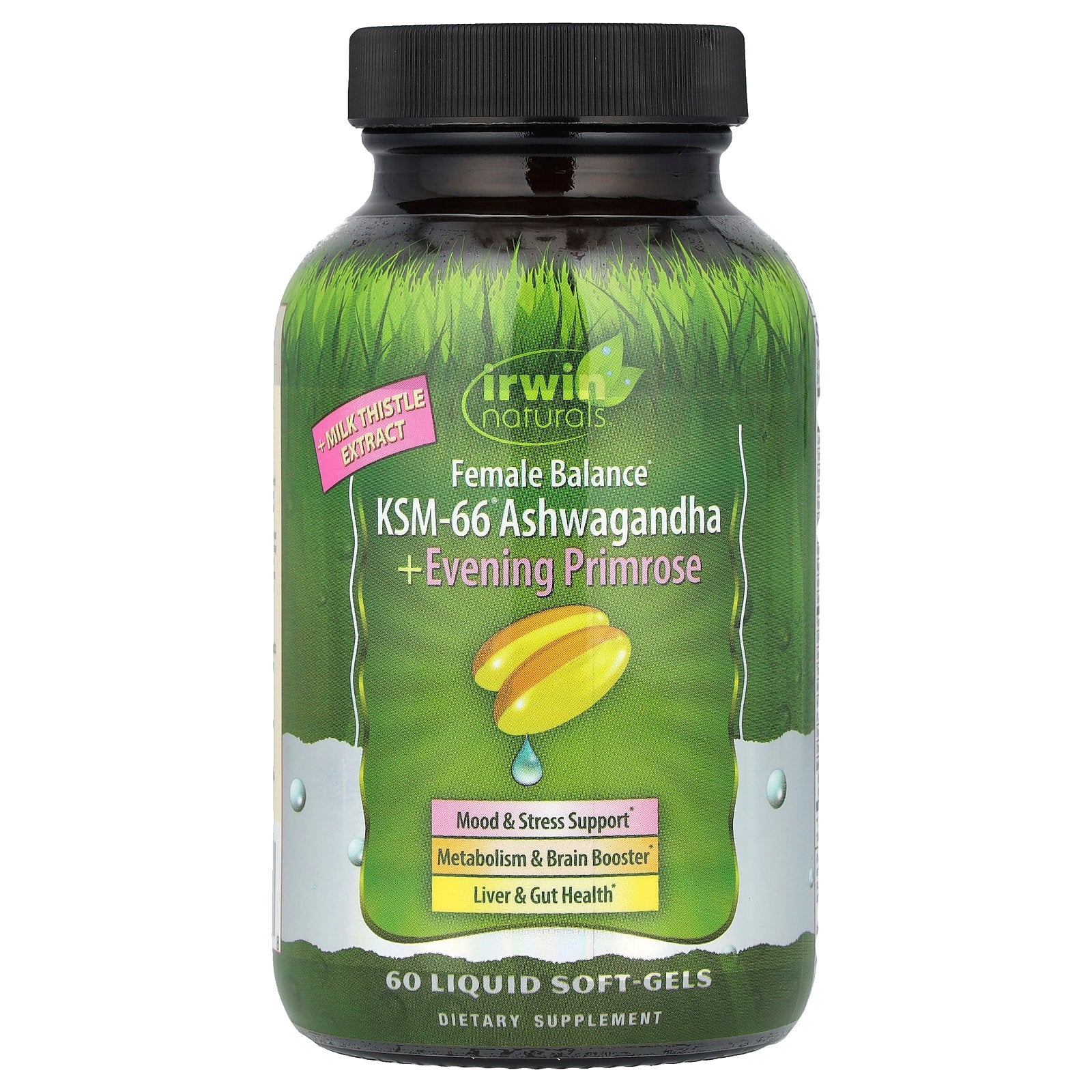 Foto 2 pulgar | Suplemento Irwin Naturals Female Balance 60 Cápsulas Blandas Líquidas - Venta Internacional.