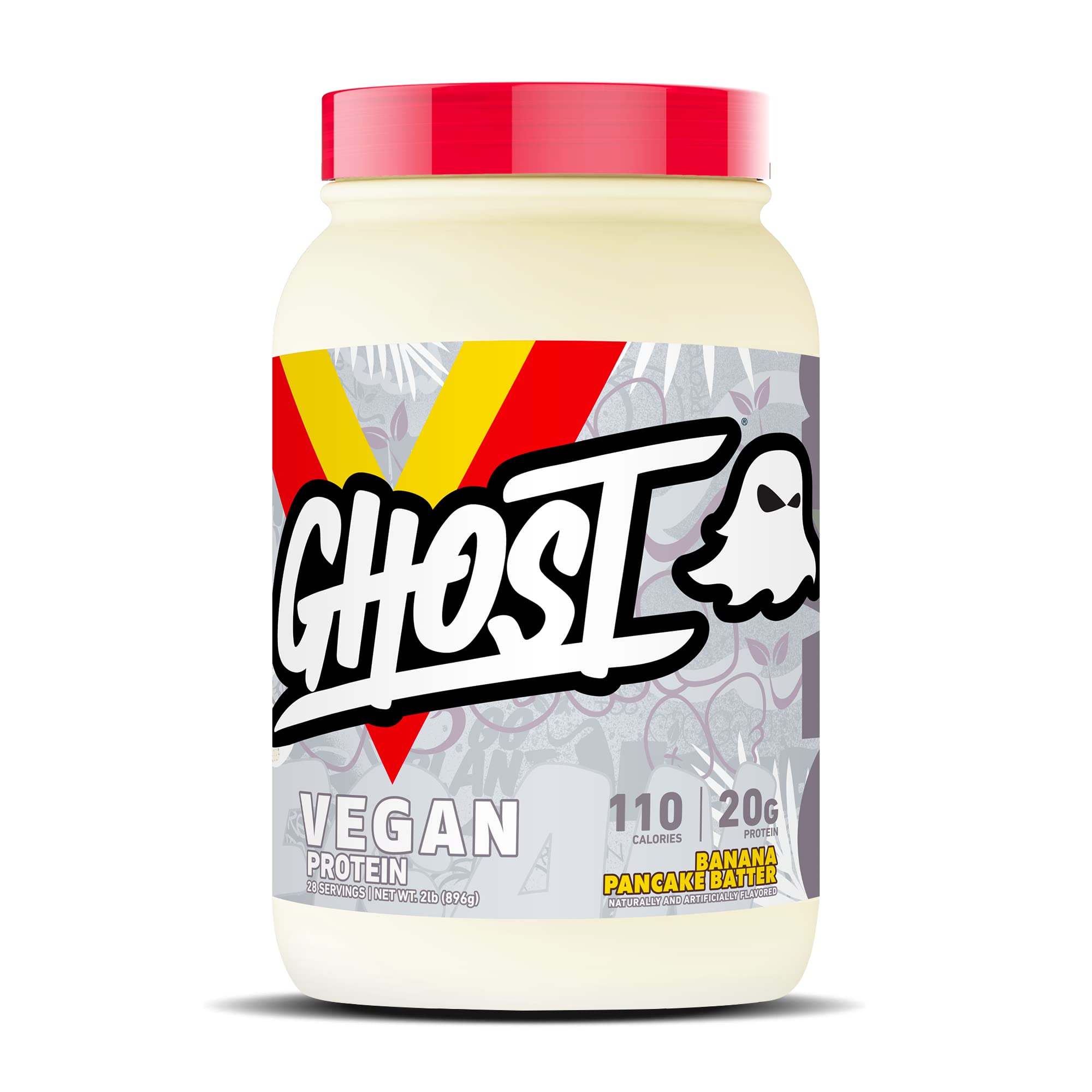 Foto 2 pulgar | Masa Vegana Para Panqueques De Plátano Ghost En Polvo, 908 G - Venta Internacional.