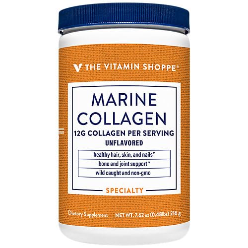 Foto 2 | Suplemento The Vitamin Shoppe De Colágeno Marino En Polvo, 200 Ml - Venta Internacional.