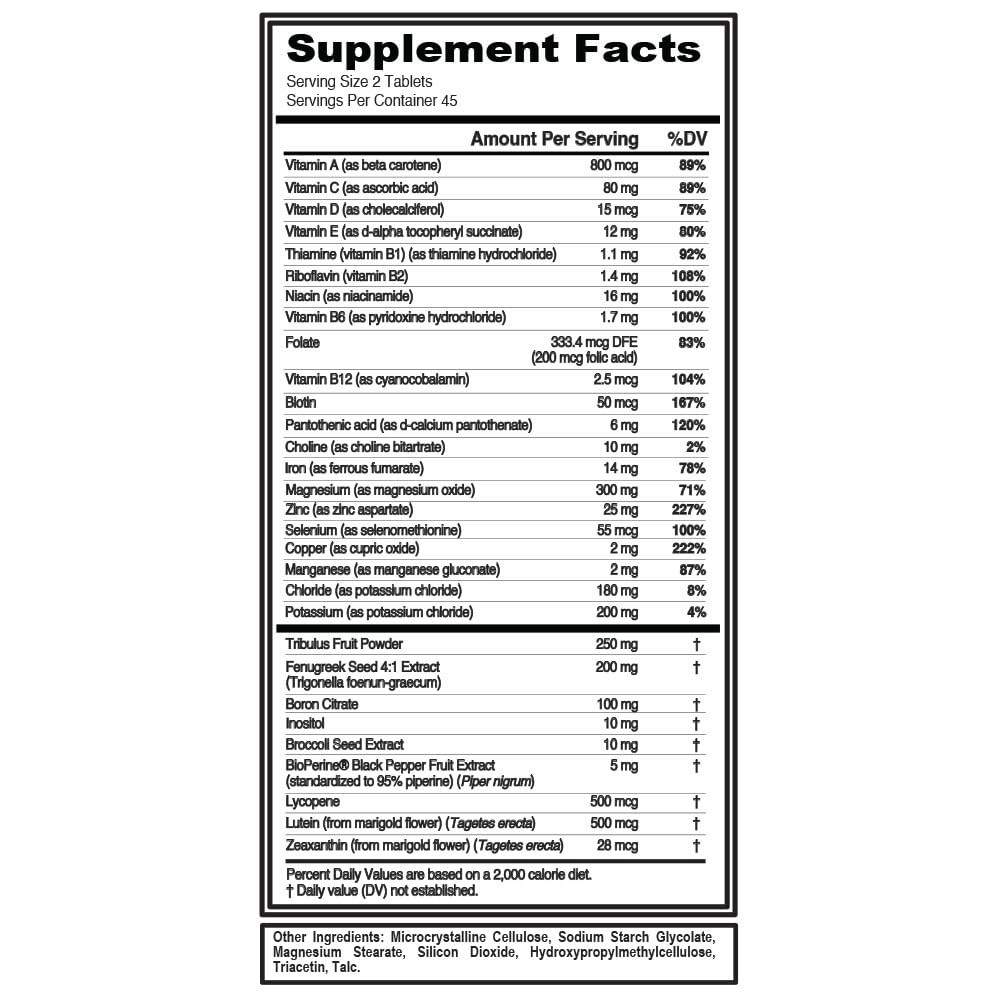 Foto 3 pulgar | Suplemento Vitatest Vitatest Vitatest Support - Venta Internacional.