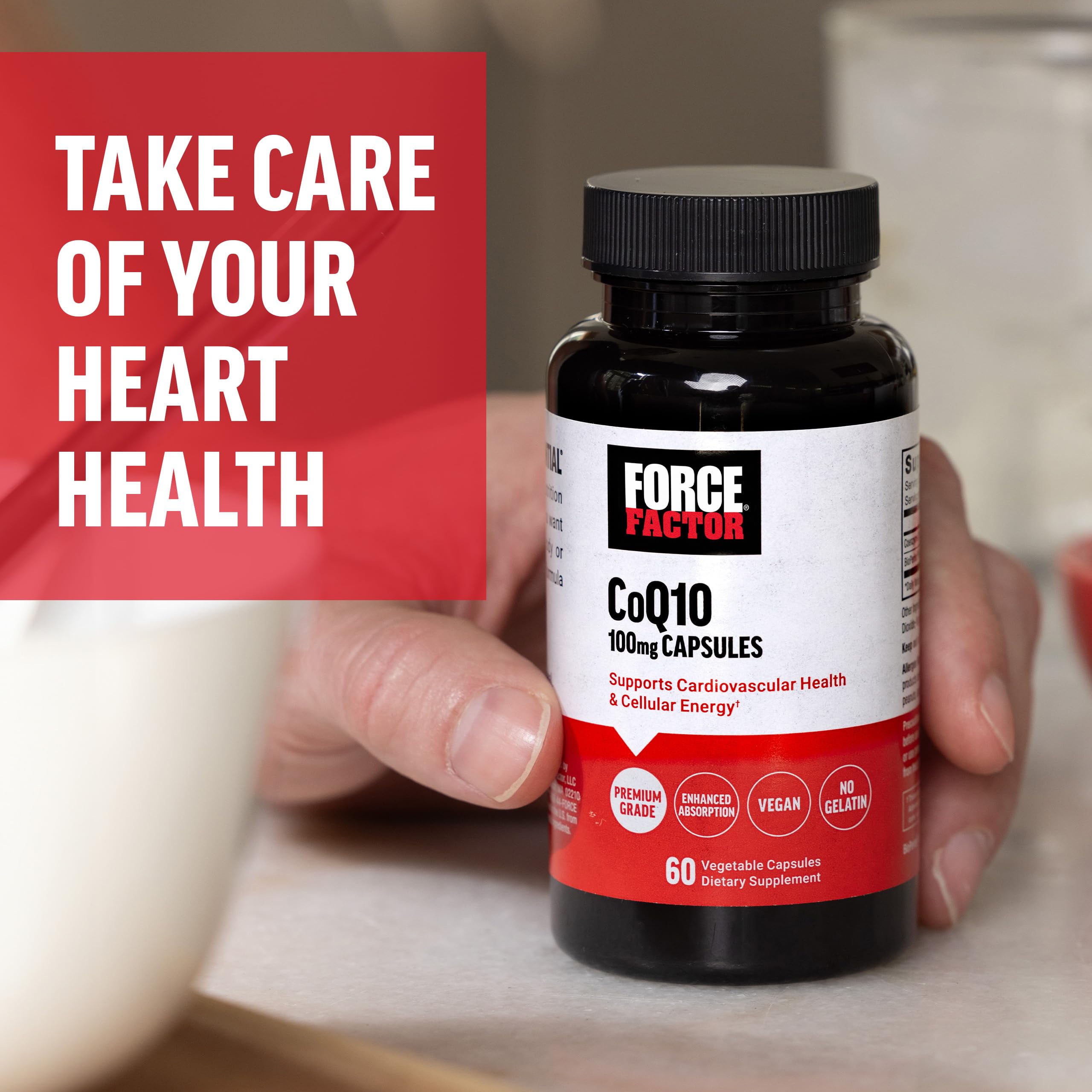 Foto 8 pulgar | Suplemento Force Factor Coq10 100 Mg Heart Health 60 Cápsulas - Venta Internacional.