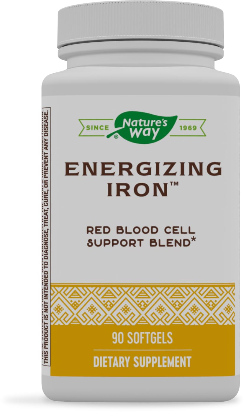 Foto 2 pulgar | Complementa 8 Mg De Hierro Energizante De Nature's Way Con Vitamina B12 - Venta Internacional.