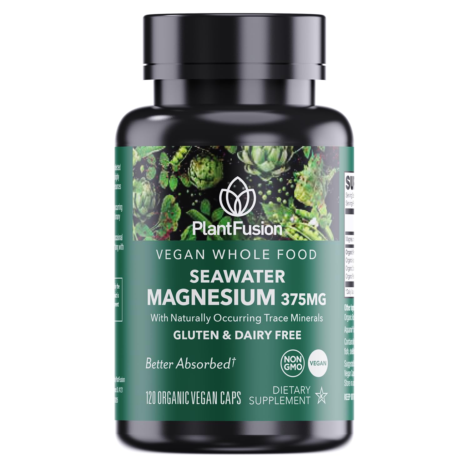 Foto 2 pulgar | Suplemento Plantfusion, Complejo Vegano De Magnesio, 375 Mg, 120 Cápsulas - Venta Internacional.