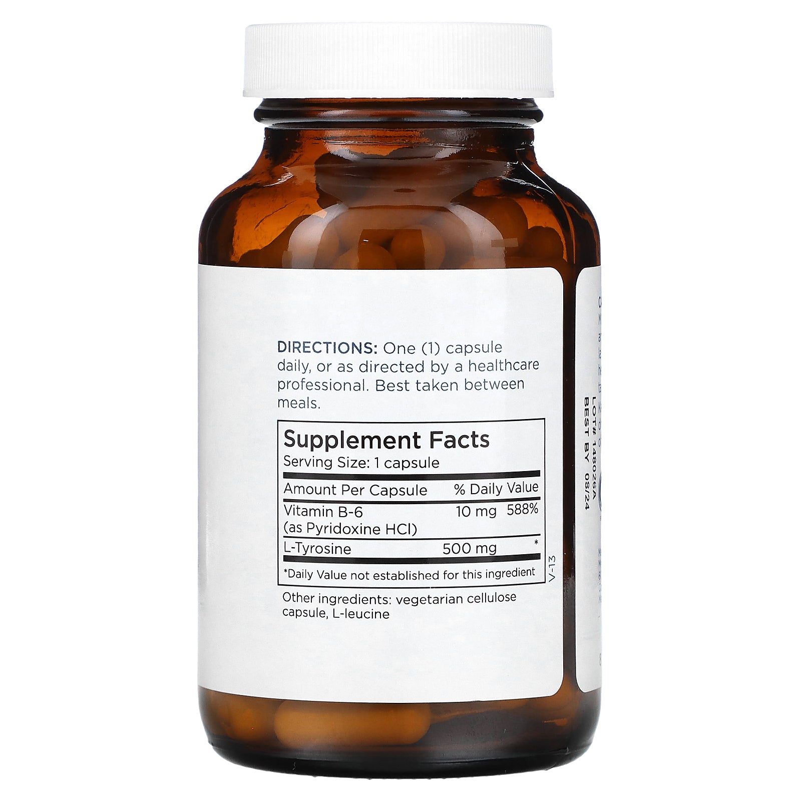 Foto 3 pulgar | Suplemento Metabolic Maintenance L-tirosina 500 Mg 100 Cápsulas - Venta Internacional.