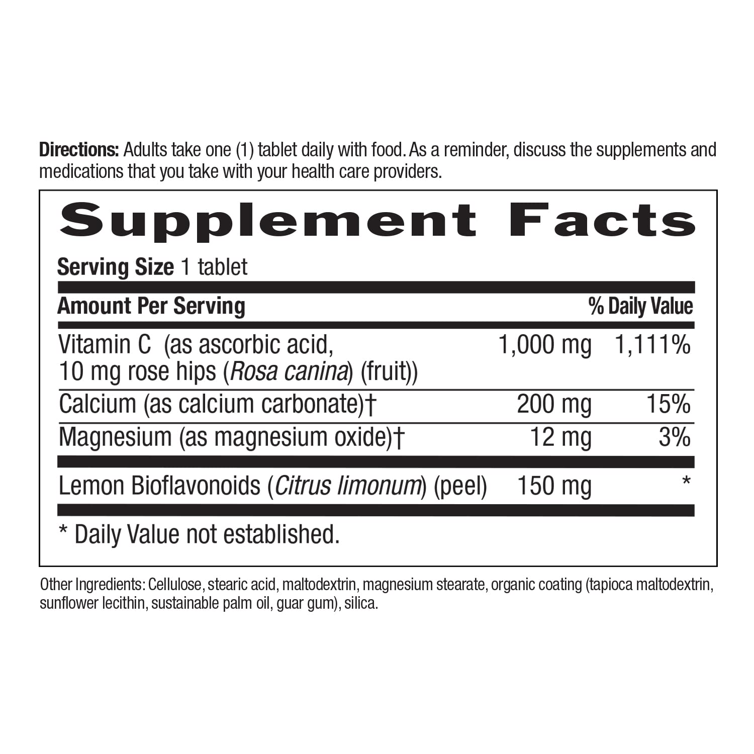 Foto 7 pulgar | Suplemento Country Life de Vitamina C Tamponada 1000 Mg 250 Comprimidos - Venta Internacional