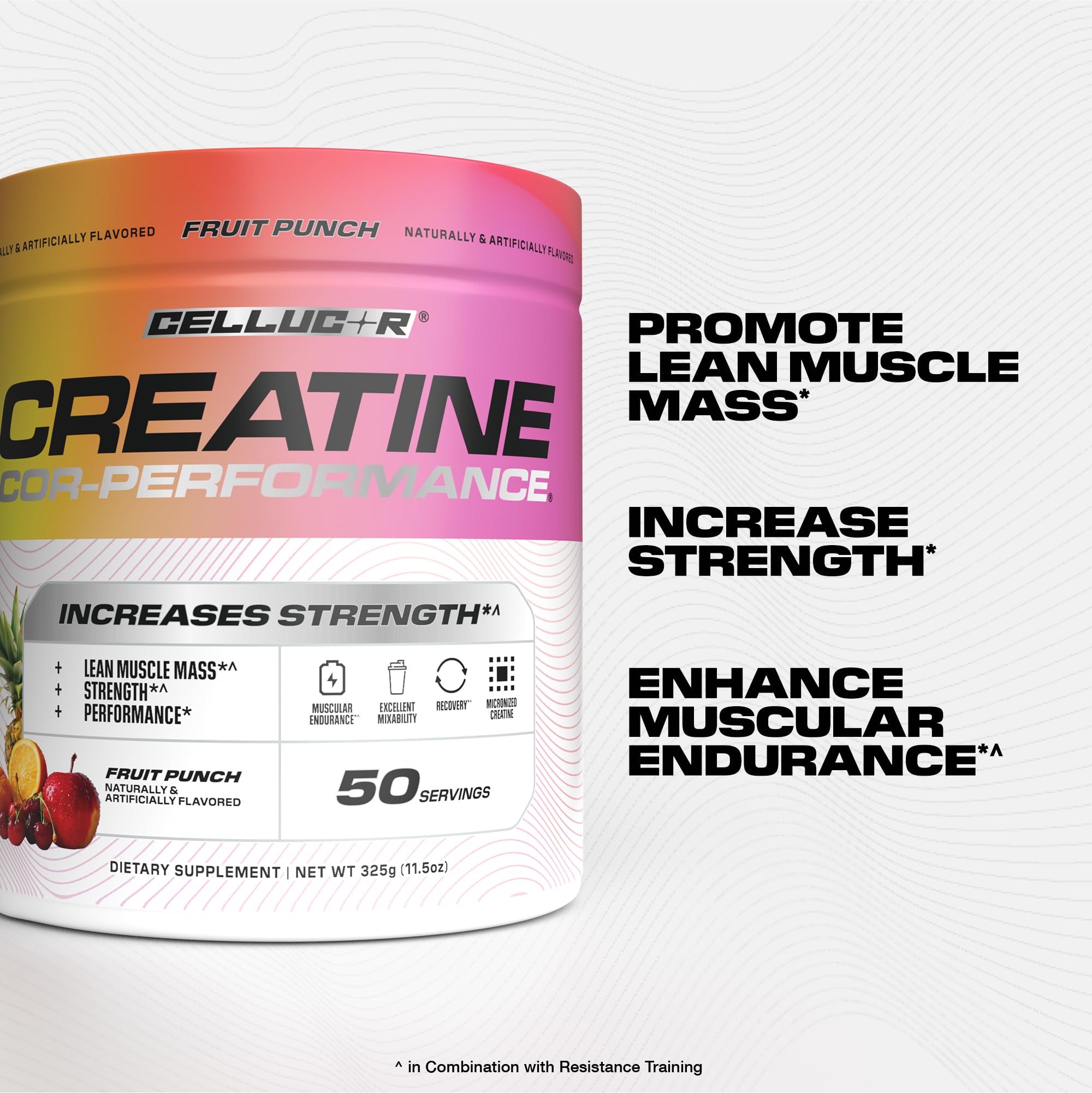 Foto 3 pulgar | Creatina En Polvo Cellucor Fruit Punch Flavor 250 G 50 Porciones - Venta Internacional.