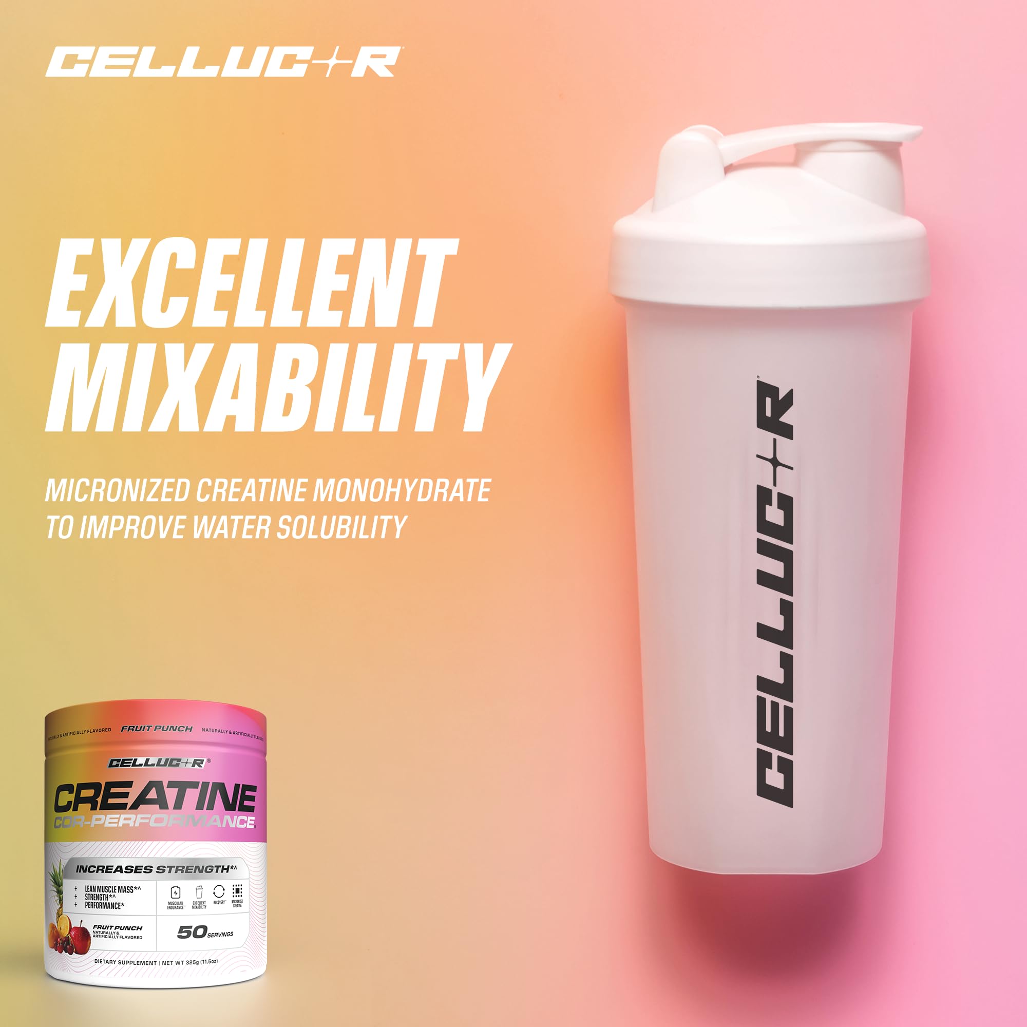 Foto 7 pulgar | Creatina En Polvo Cellucor Fruit Punch Flavor 250 G 50 Porciones - Venta Internacional.