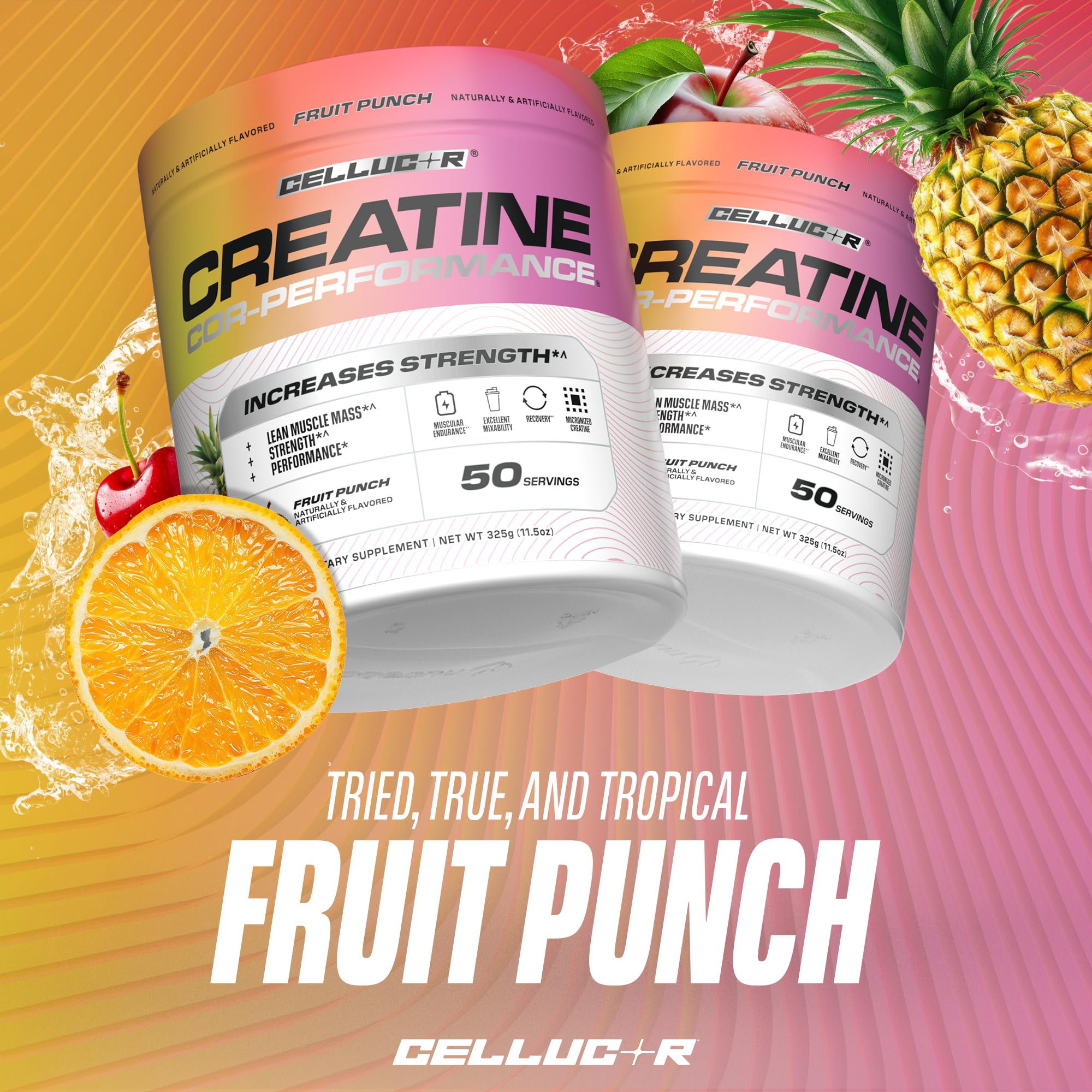 Foto 8 pulgar | Creatina En Polvo Cellucor Fruit Punch Flavor 250 G 50 Porciones - Venta Internacional.