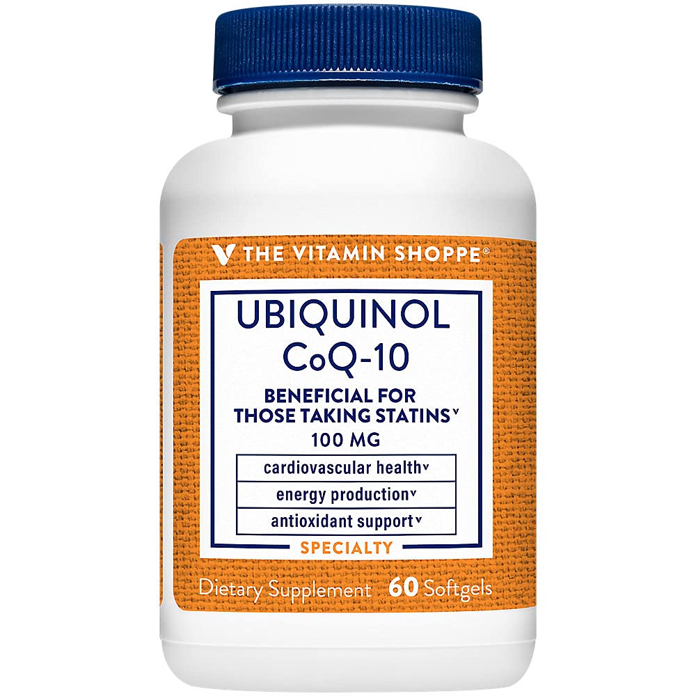 Foto 2 pulgar | Suplemento The Vitamin Shoppe Con Ubiquinol Coq-10, 100 Mg, 60 Cápsulas Blandas - Venta Internacional.
