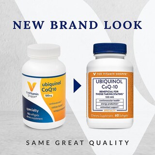 Foto 3 | Suplemento The Vitamin Shoppe Con Ubiquinol Coq-10, 100 Mg, 60 Cápsulas Blandas - Venta Internacional.