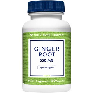 Foto 1 | Suplemento The Vitamin Shoppe De Raíz De Jengibre 550 Mg 100 Cápsulas - Venta Internacional.