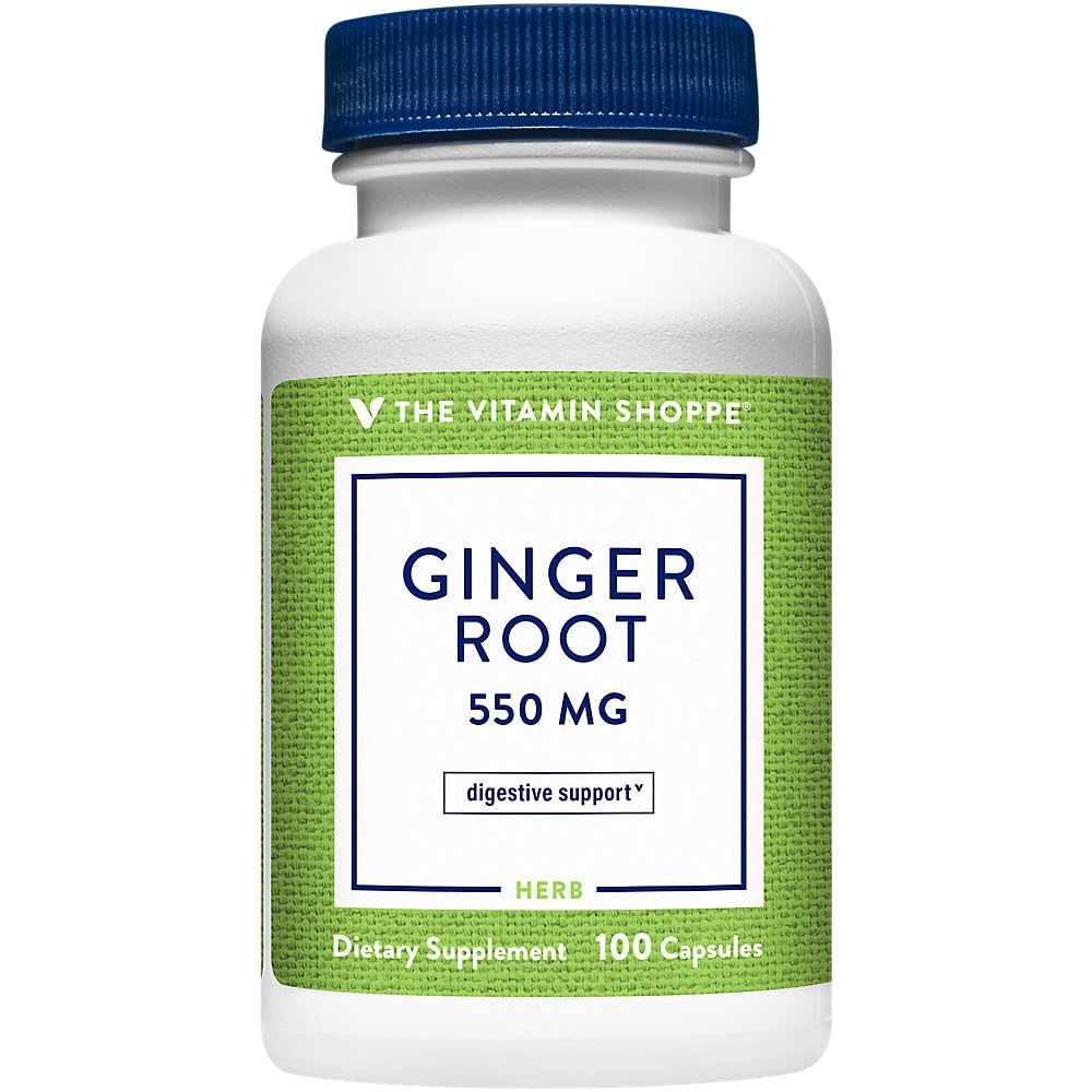 Foto 2 | Suplemento The Vitamin Shoppe De Raíz De Jengibre 550 Mg 100 Cápsulas - Venta Internacional.