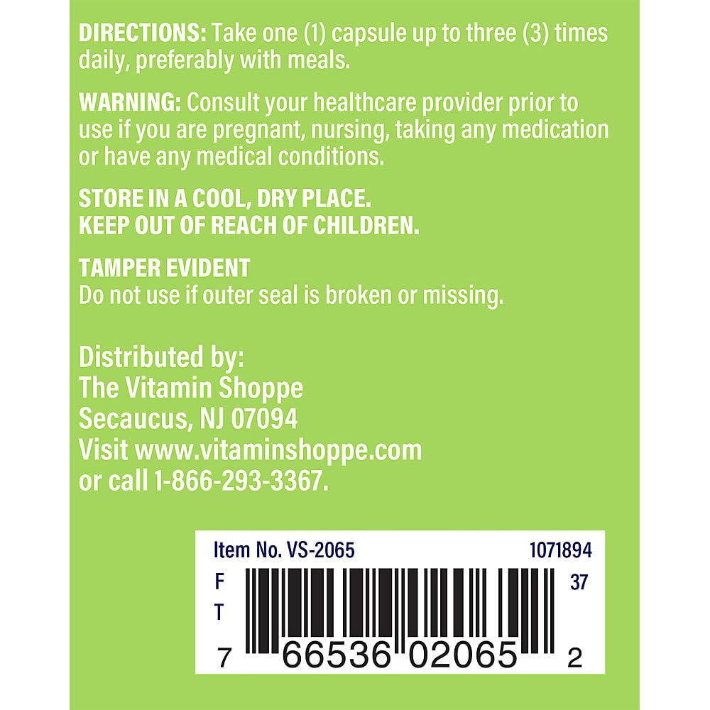 Foto 4 | Suplemento The Vitamin Shoppe De Raíz De Jengibre 550 Mg 100 Cápsulas - Venta Internacional.
