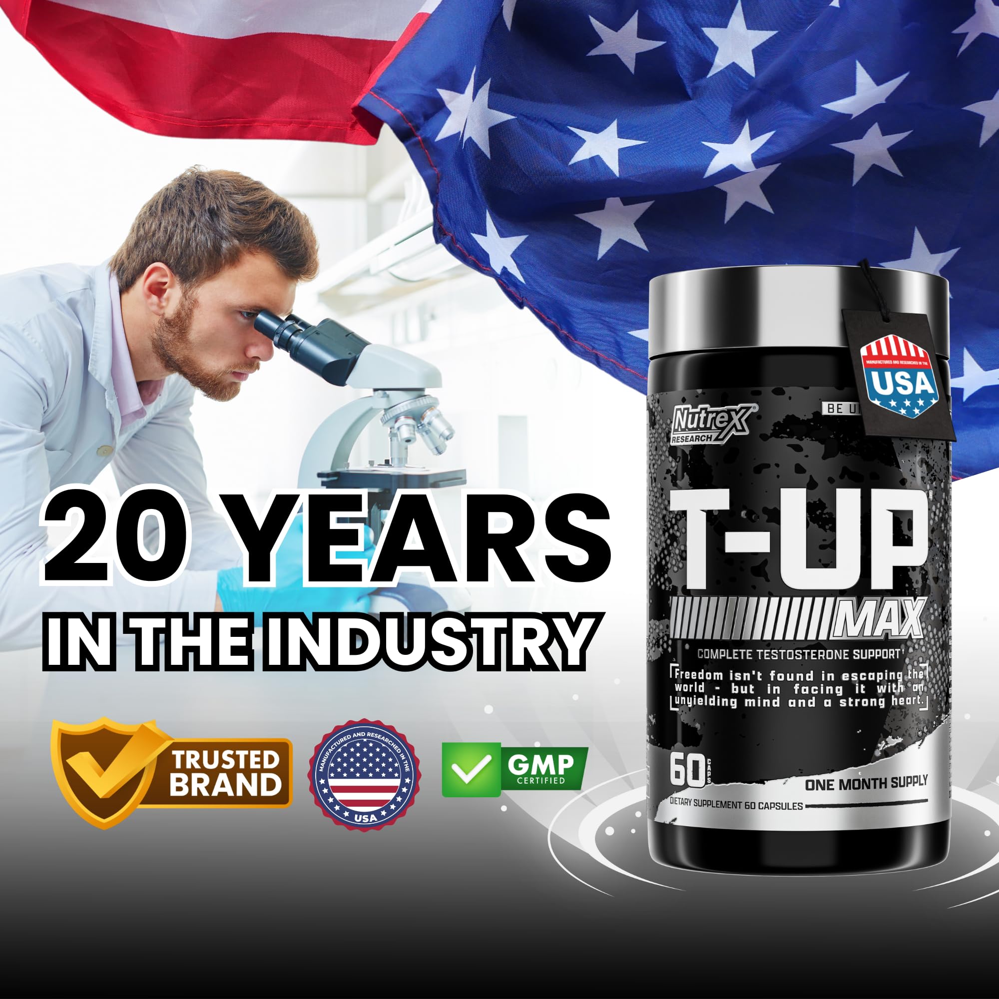 Foto 5 pulgar | Suplemento Nutrex Research T-up Advanced Performance 60 Cápsulas - Venta Internacional.