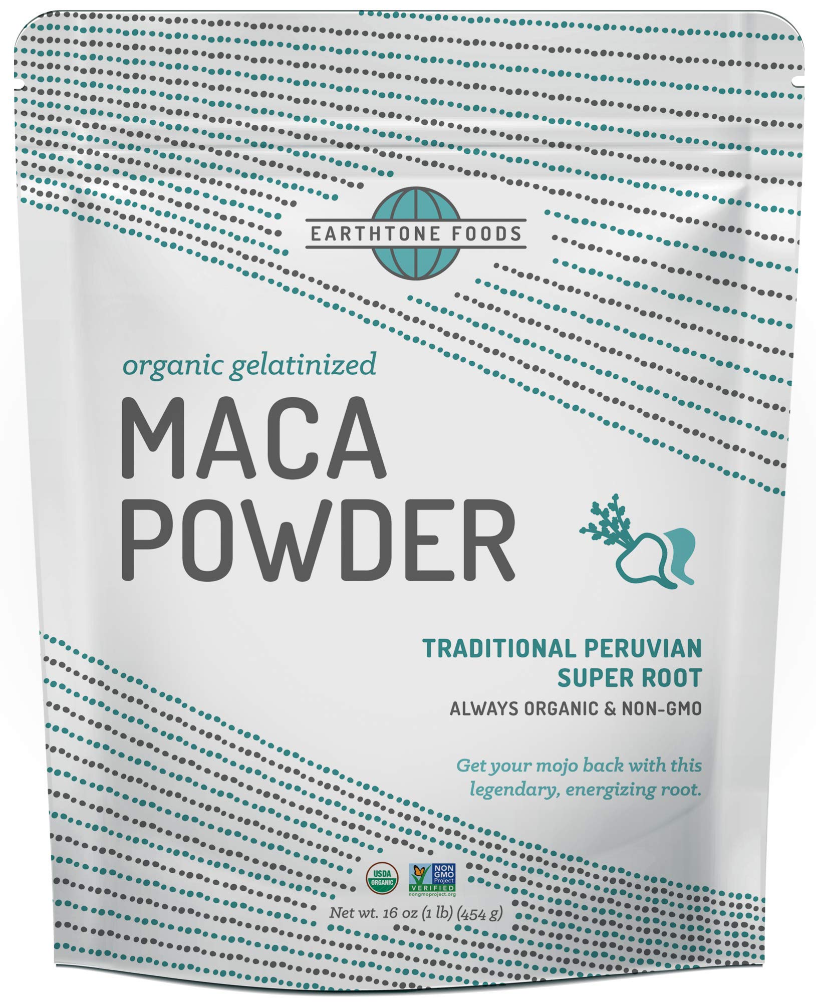 Foto 2 pulgar | Maca En Polvo Earthtone Organic 500 Ml Premium Peruvian - Venta Internacional.