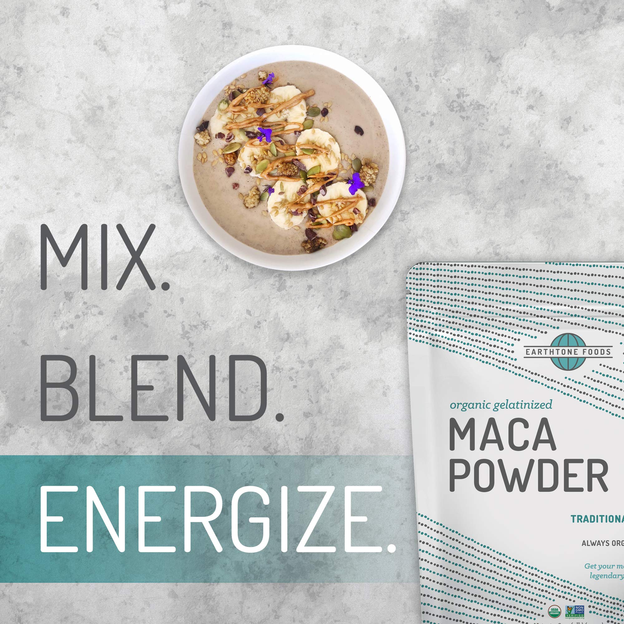 Foto 5 pulgar | Maca En Polvo Earthtone Organic 500 Ml Premium Peruvian - Venta Internacional.
