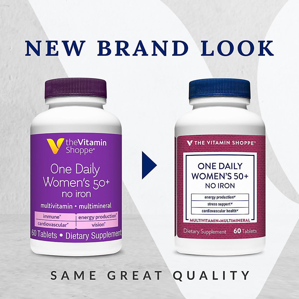 Foto 4 pulgar | Multivitamínico The Vitamin Shoppe One Daily Women's 50+ 60 Comprimidos - Venta Internacional.