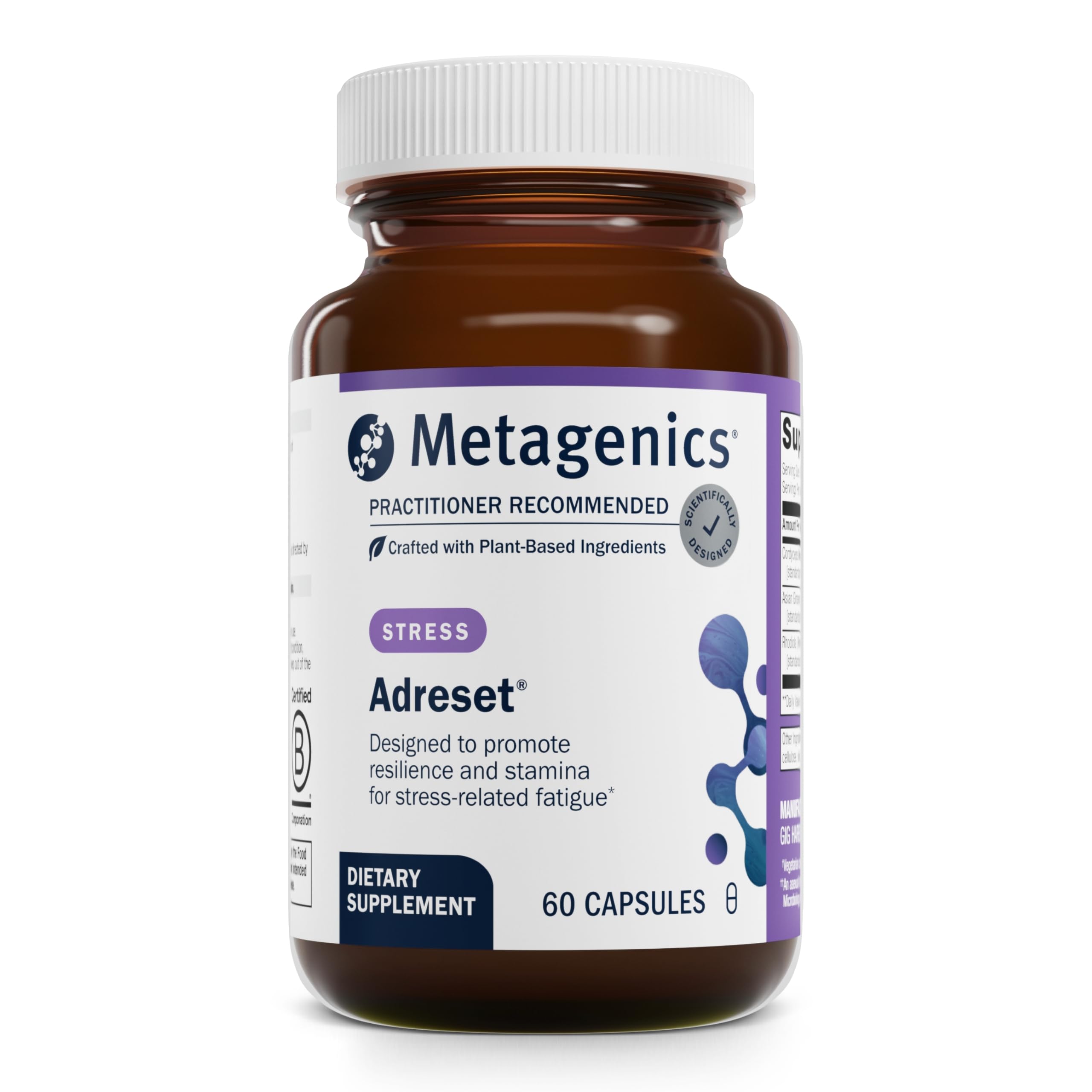 Foto 1 | Suplemento Metagenics Adreset Fatigue Relief 60 Cápsulas - Venta Internacional.