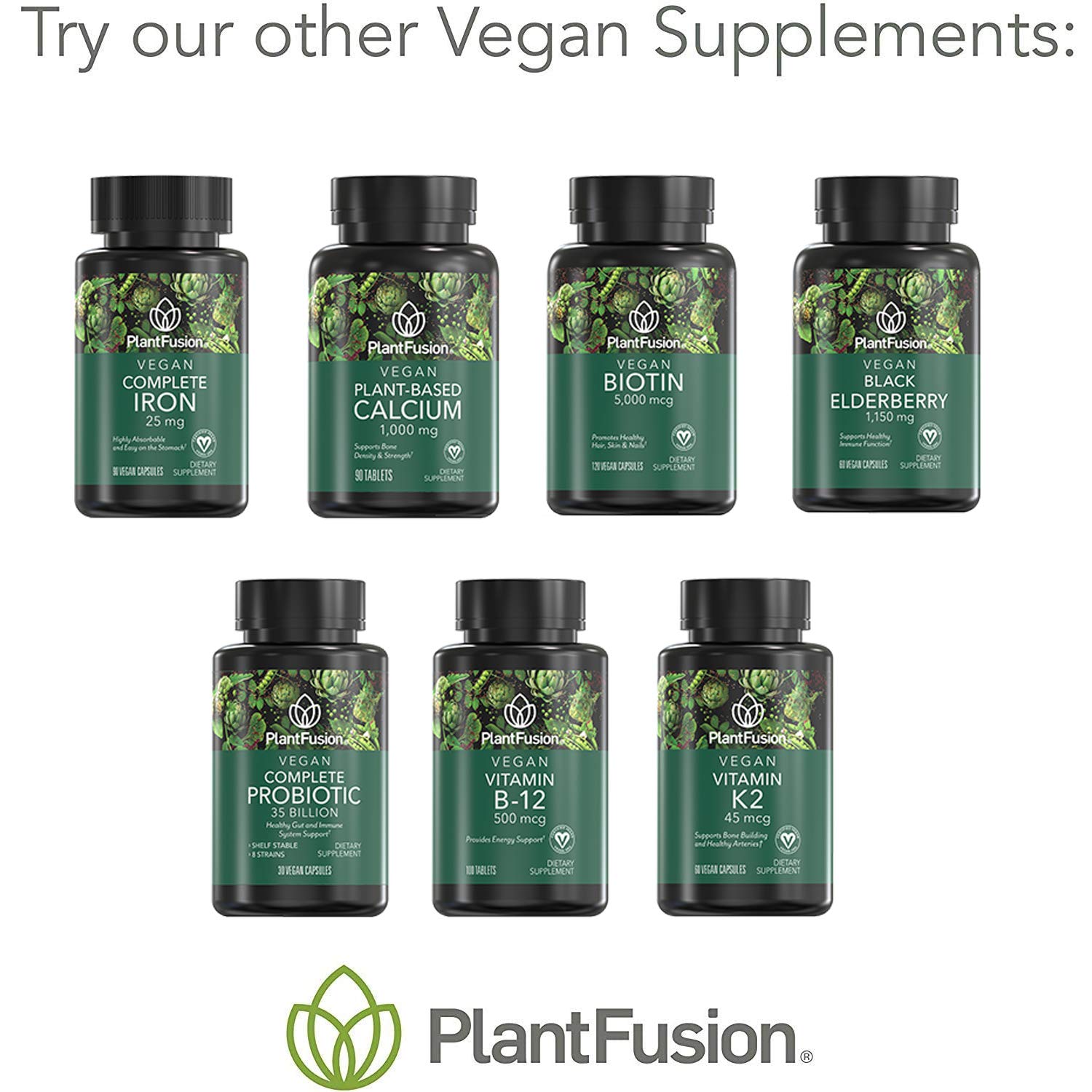 Foto 7 | Suplemento Plantfusion De Biotina Vegana 5000 Mcg 120 Cápsulas - Venta Internacional.