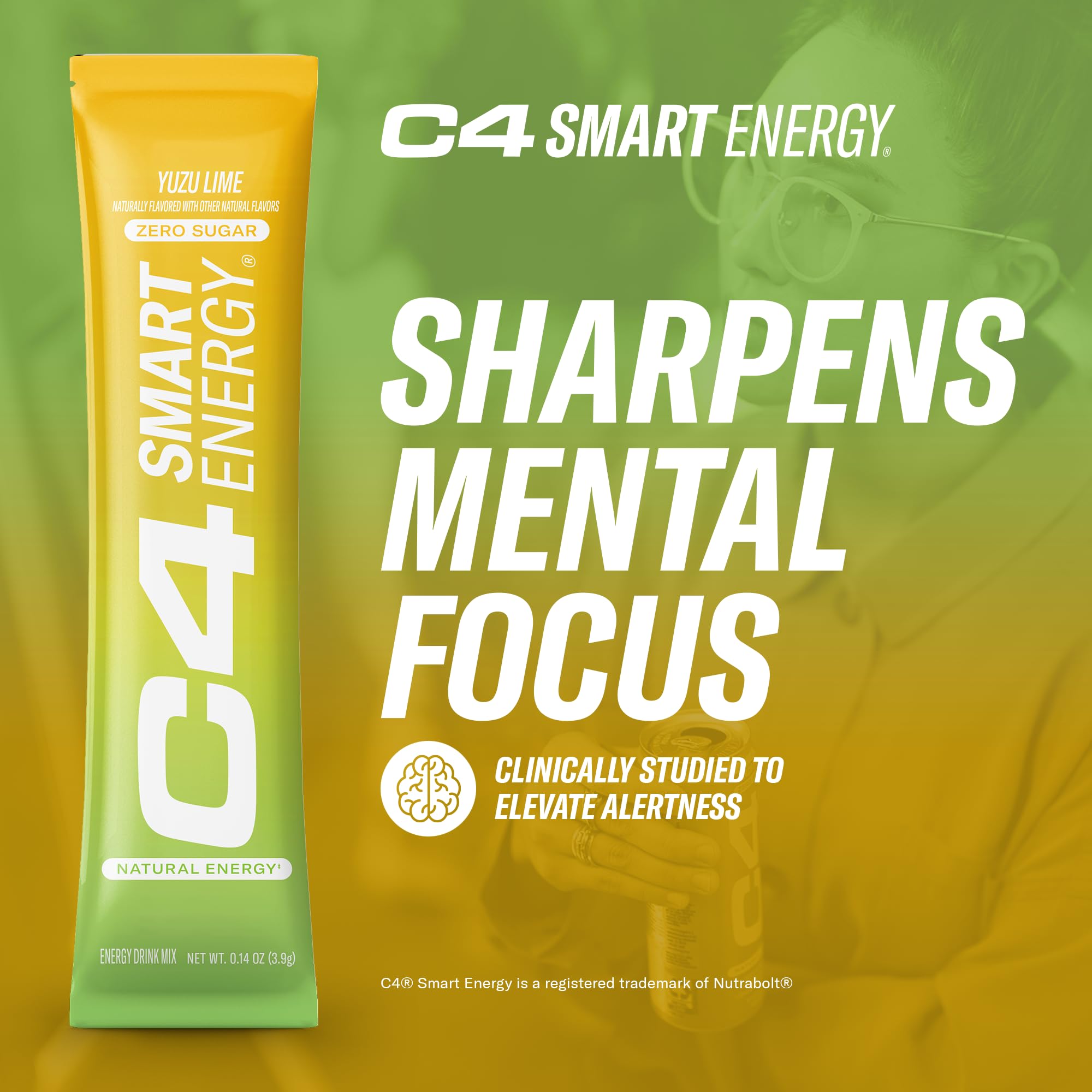 Foto 4 pulgar | Energy Powder Cellucor C4 Smart Yuzu Lime Sin Azúcar, Paquete De 14 Unidades - Venta Internacional.