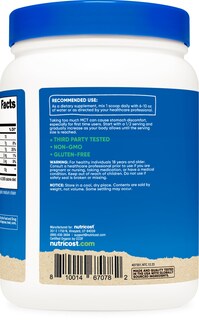 Foto 4 | Aceite Mct En Polvo Nutricost Organic, 454 G, Apto Para Cetogénicos Del Usda - Venta Internacional.