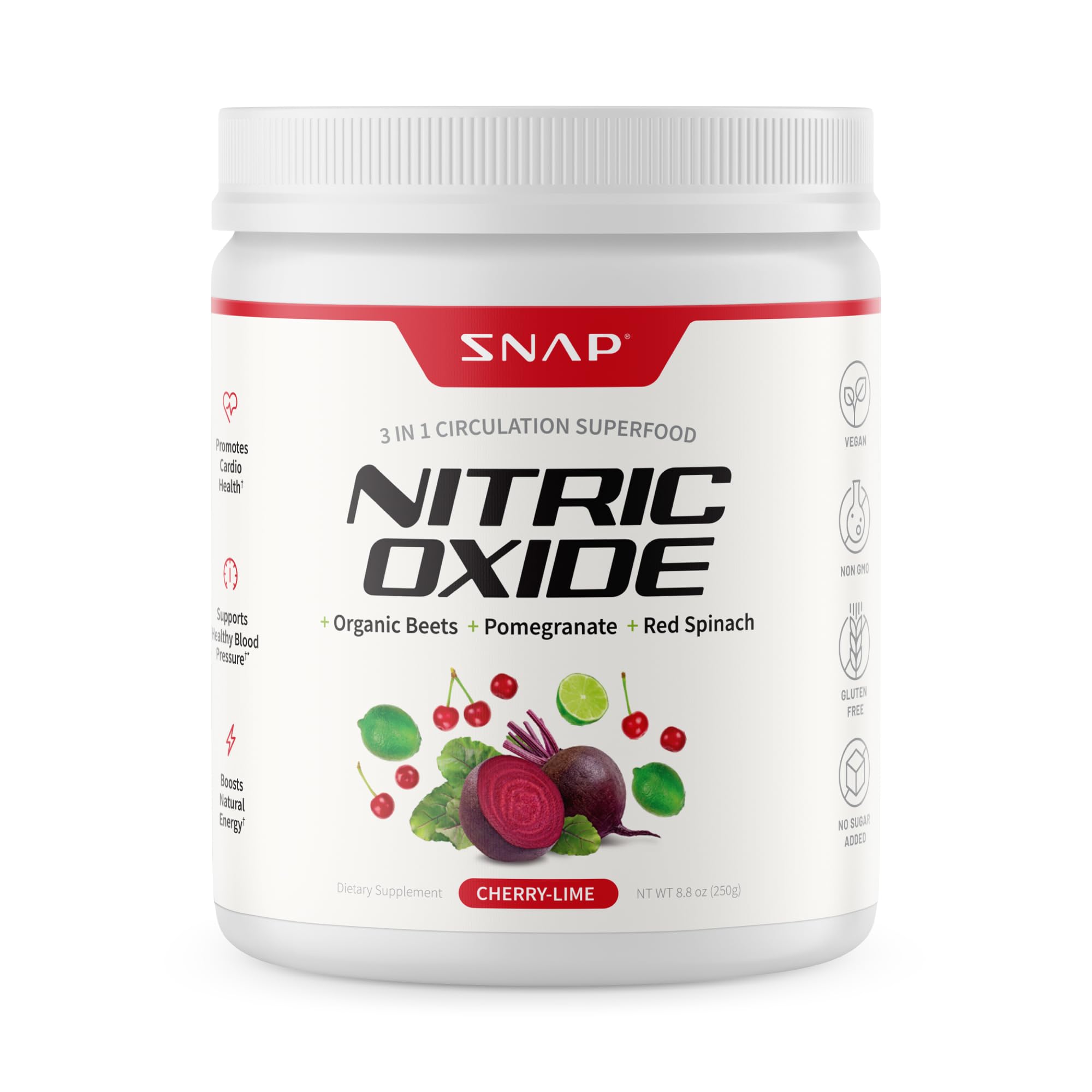 Foto 1 | Suplemento Snap Supplements, Raíz De Remolacha Orgánica En Polvo, 30 Porciones - Venta Internacional.
