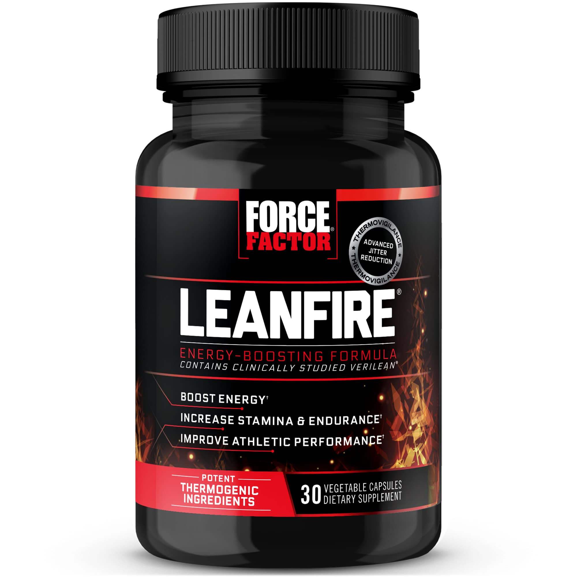 Foto 2 pulgar | Energy Pills Force Factor Leanfire Pre Workout, 30 Pastillas - Venta Internacional.