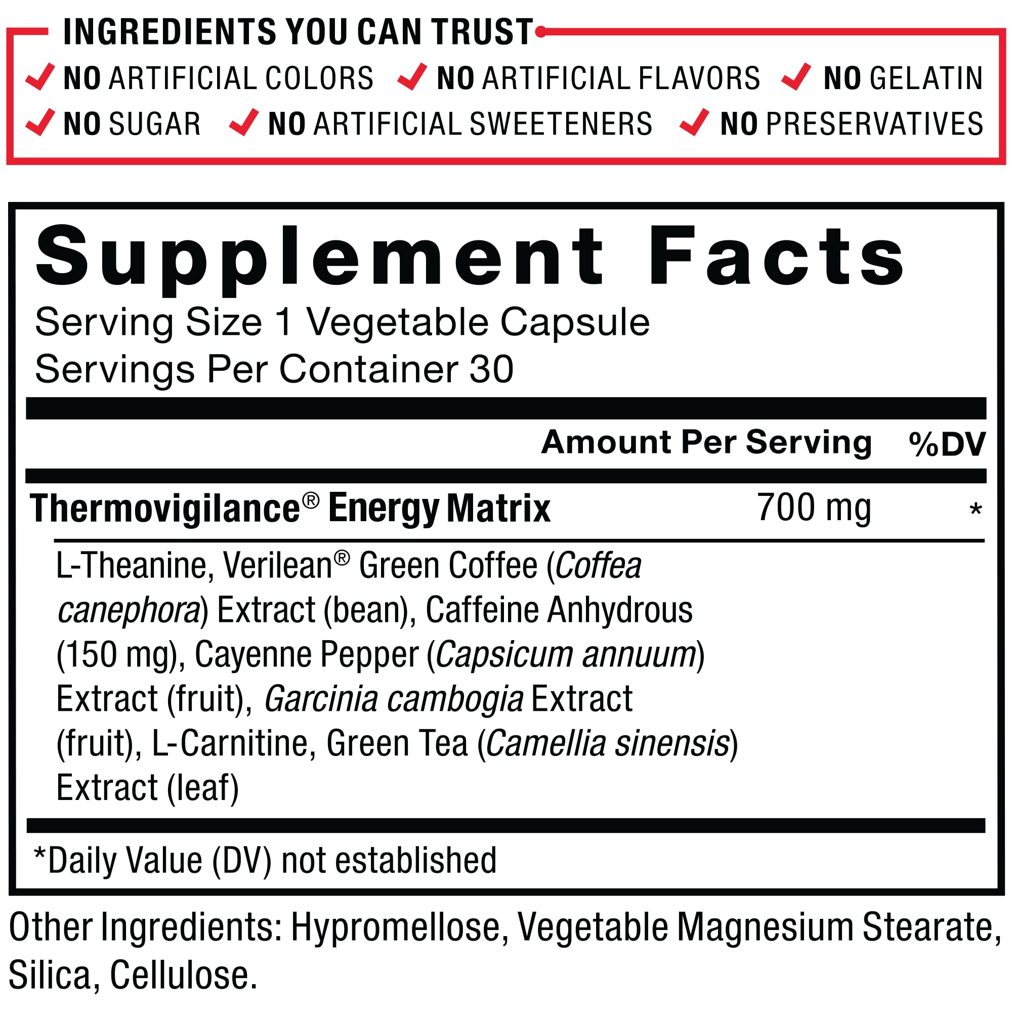 Foto 6 pulgar | Energy Pills Force Factor Leanfire Pre Workout, 30 Pastillas - Venta Internacional.