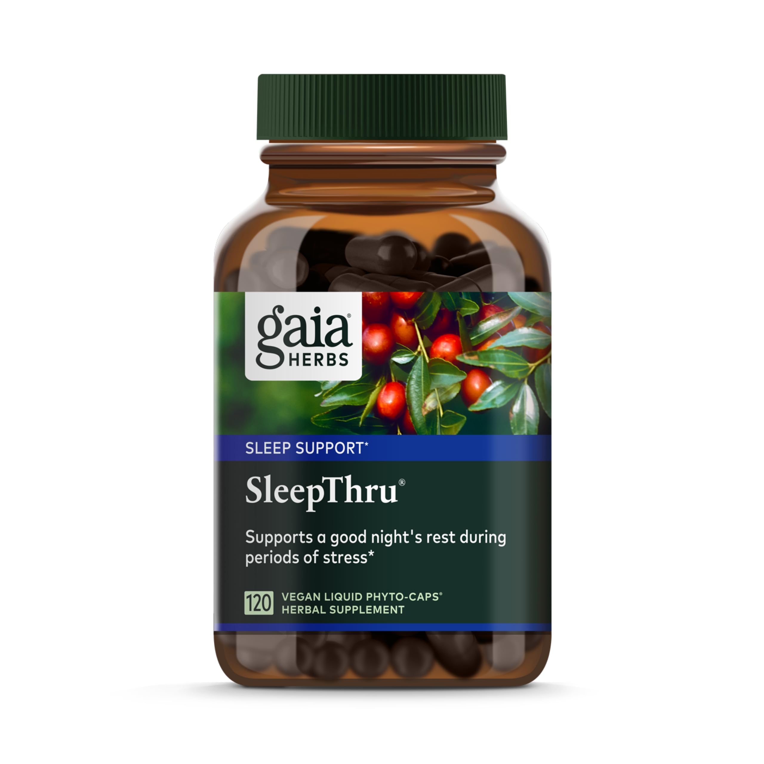 Foto 2 pulgar | Suplemento Gaia Herbs Sleepthru Natural Sleep Support 120 Cápsulas - Venta Internacional.