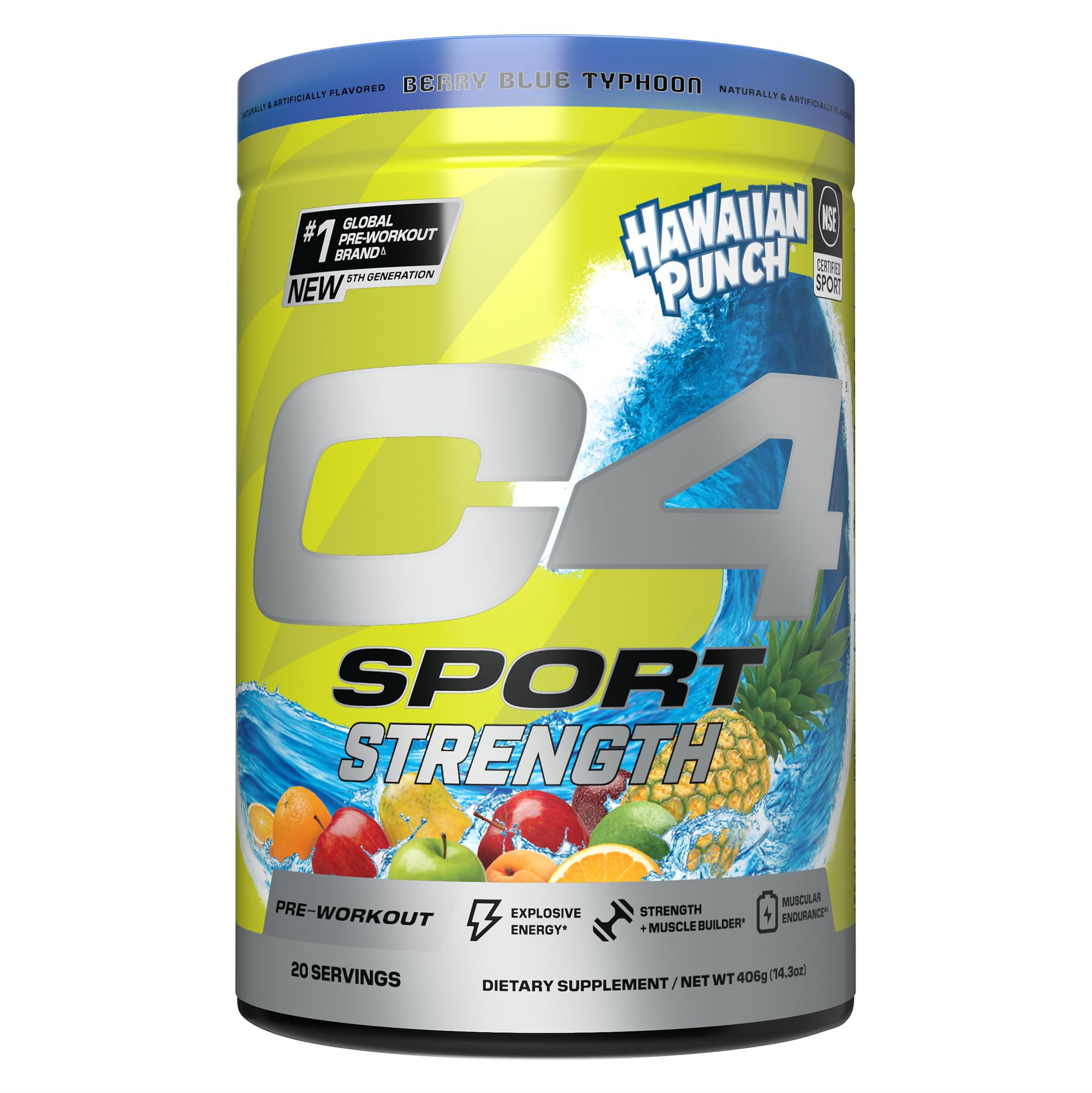 Foto 2 pulgar | Polvo Preentrenamiento Cellucor C4 Sport Strength, 20 Porciones - Venta Internacional.