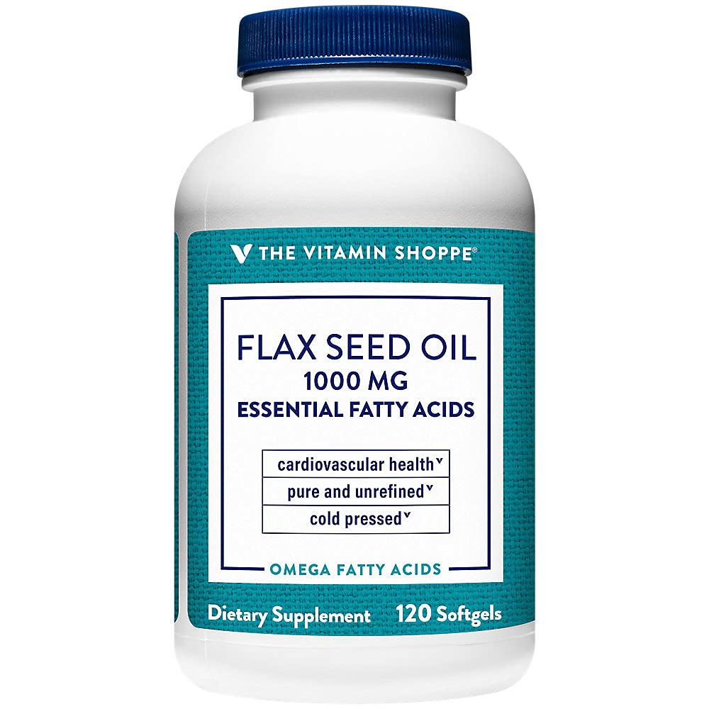 Foto 1 | Suplemento De Aceite De Semillas De Lino De The Vitamin Shoppe, 1000 Mg, 120 Cápsulas Blandas - Venta Internacional.