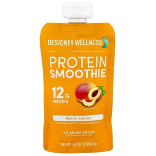 Foto 3 | Smoothie Protein Designer Wellness Melocotón Y Mango 120 G X 4 - Venta Internacional.