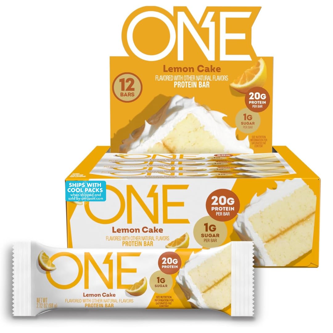 Foto 2 pulgar | Protein Bars One Lemon Cake Sin Gluten, 20 G De Proteína, 12 X 60 G - Venta Internacional.