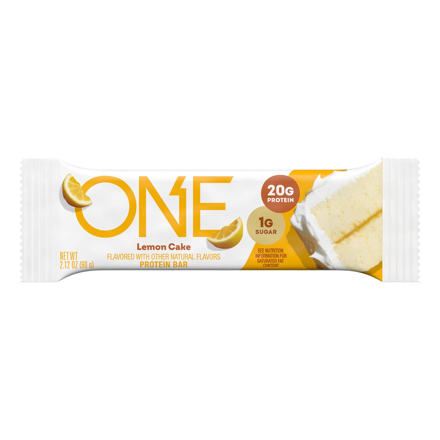 Foto 6 pulgar | Protein Bars One Lemon Cake Sin Gluten, 20 G De Proteína, 12 X 60 G - Venta Internacional.