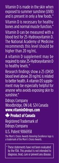 Foto 3 | Gotas Líquidas De Vitamina D Para Niños, 600 Ui, 100 Gotas - Venta Internacional.