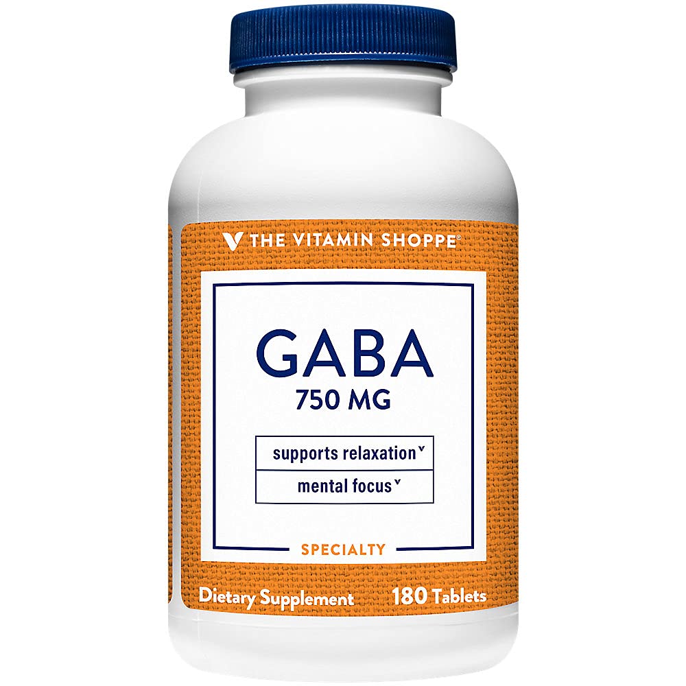 Foto 6 | El Suplemento The Vitamin Shoppe Gaba 750 Mg Apoya La Relajación - Venta Internacional.