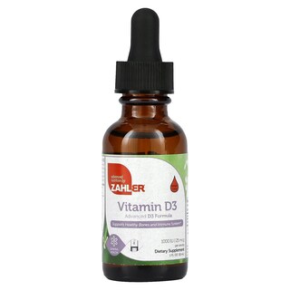 Foto 1 | Suplemento Zahler De Vitamina D3, 1000 Ui, Líquido, 29,6 Ml - Venta Internacional.