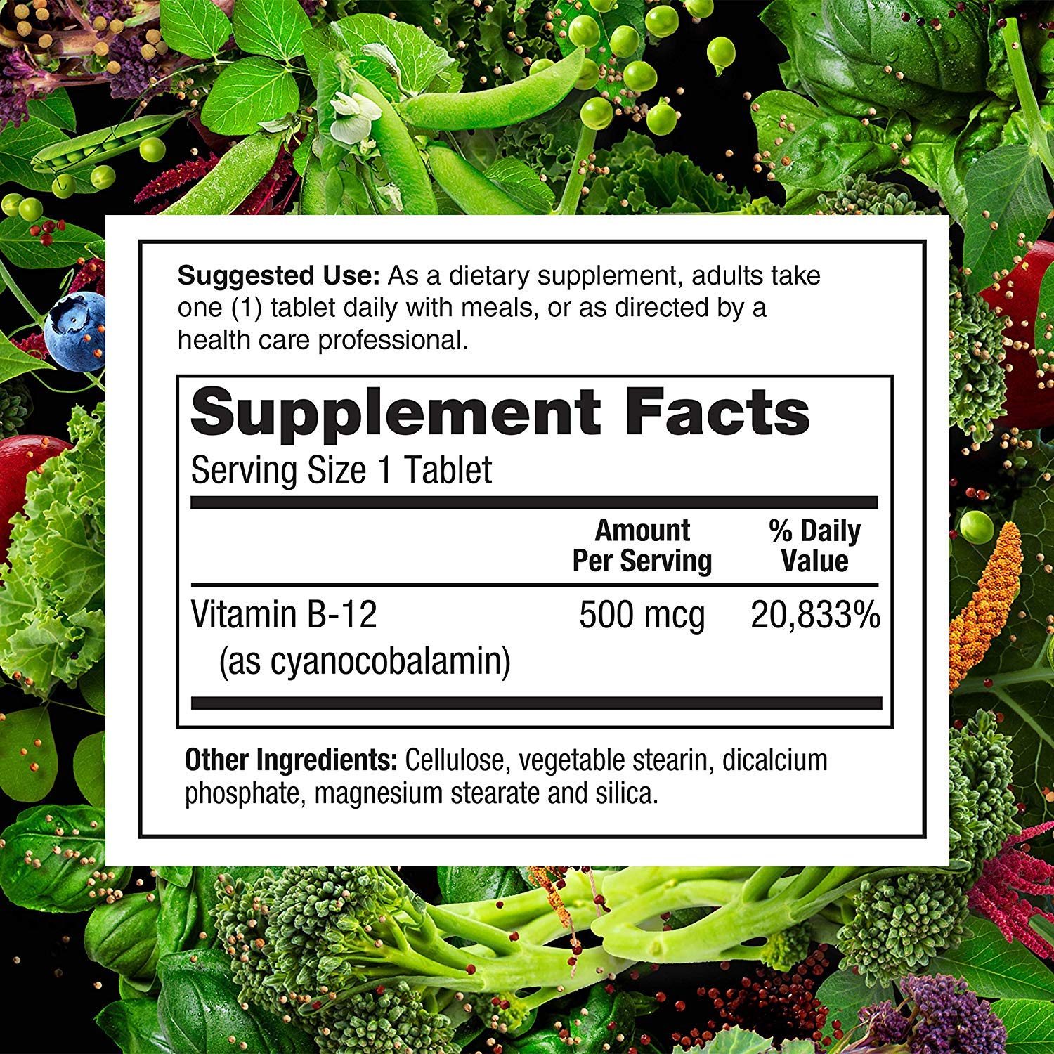 Foto 5 pulgar | Suplemento Plantfusion Vegan B12 500 Mcg 100 Comprimidos - Venta Internacional.