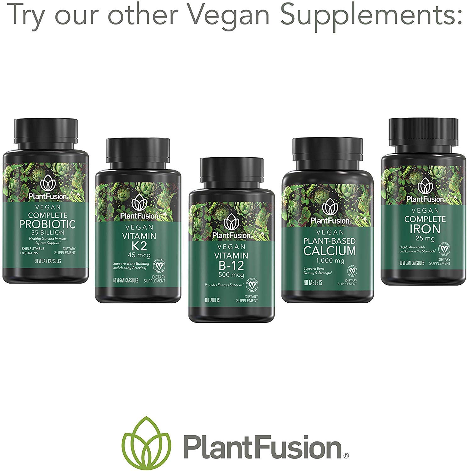 Foto 8 pulgar | Suplemento Plantfusion Vegan B12 500 Mcg 100 Comprimidos - Venta Internacional.