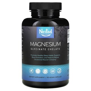 Foto 1 | Suplemento Nested Naturals, Quelato De Glicinato De Magnesio, 120 Cápsulas - Venta Internacional.