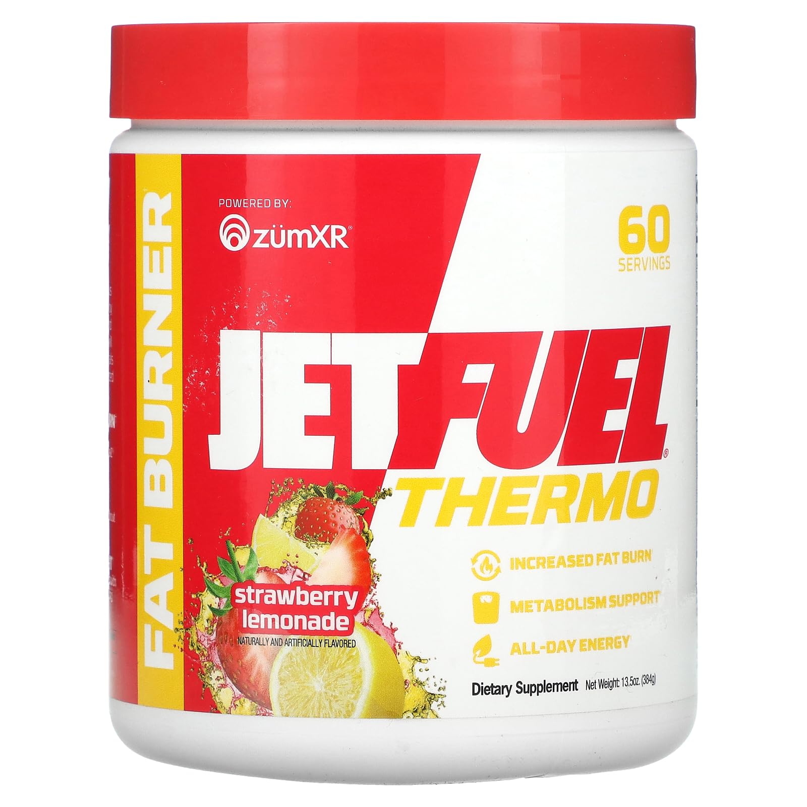 Foto 2 pulgar | Polvo Quemagrasas Gat Sport Jetfuel Thermo 400 Ml Fresa - Venta Internacional.