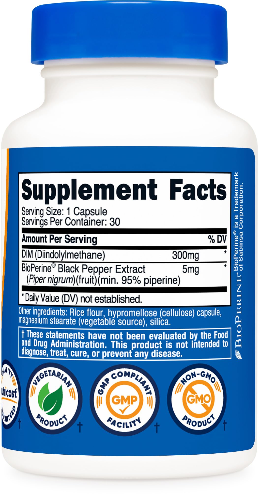 Foto 6 pulgar | Suplemento Nutricost Dim Diindolilmetano 300 Mg 30 Cápsulas - Venta Internacional.