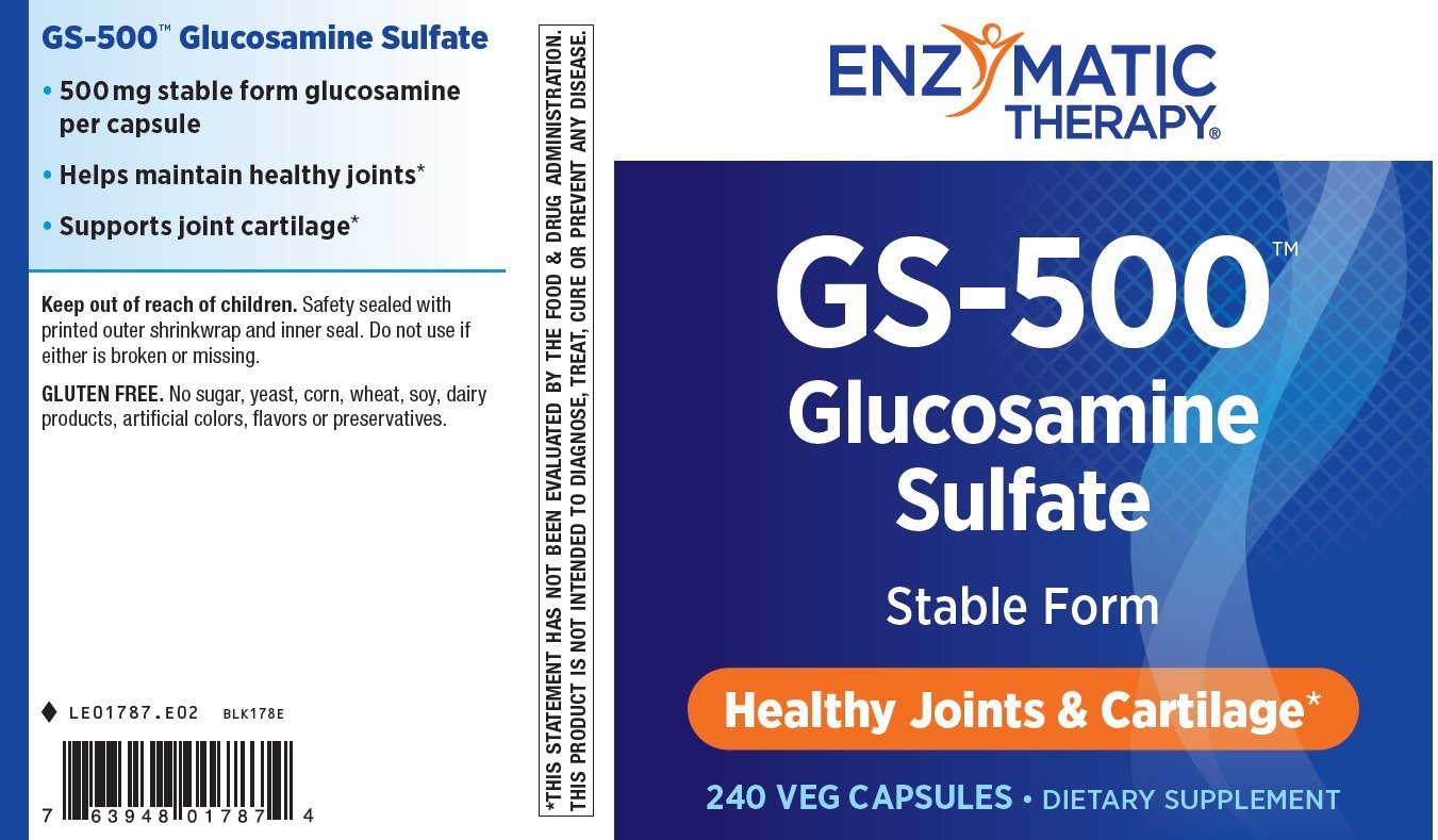 Foto 3 | Suplemento Nature's Way Gs-500 De Sulfato De Glucosamina 240 Cápsulas - Venta Internacional.