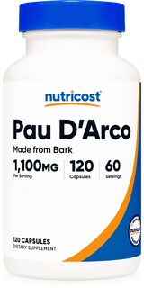 Foto 1 | Suplemento Nutricost Pau D'arco Inner Bark 1100 Mg 120 Cápsulas - Venta Internacional.